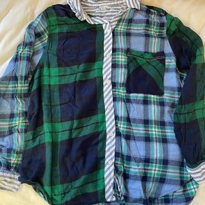 NWOT Aerie Flannel Pajama Shirt